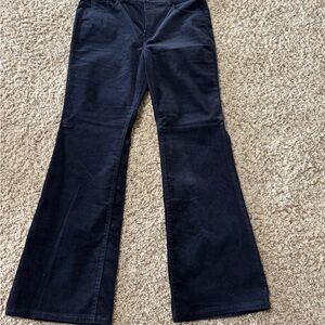LOFT Charcoal Slim Flare Trousers